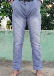 Men's Light Wash Slim Fit Jeans