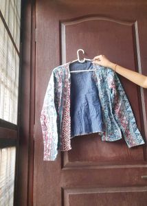 Boho Block Print Kimono Jacket