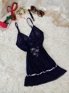 Sheer Lace Babydoll Nightwear