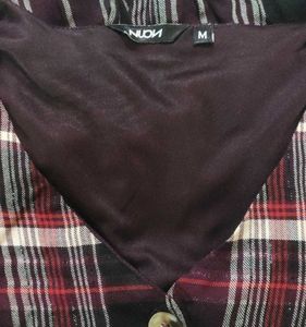 Plaid Button-Up Vest