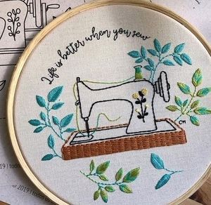 Hand Embroidered Brand Logo