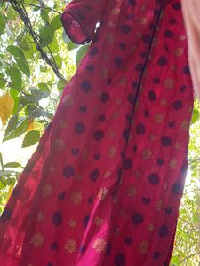 Women’s Banarasi Silk Kurta Pink