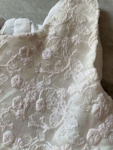 Cream Ruffle Tulle Dress