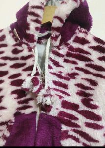 Purple🟣 Winter 2 Pcs Set For 6-9 Month Baby