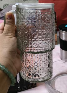 Vintage Embossed Glass Tumbler Trending