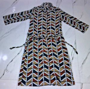 Stylish Geometric Print Midi Dress