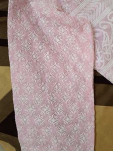 Pretty Pink Chikankari Kurta