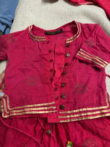 Ethnic Skirt Top Upto 18 Month In Fairly Good Cond