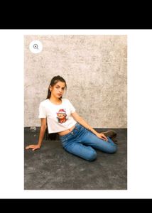 Cute Cat Christmas Crop Top