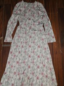 Floral Print Long Sleeve Dress