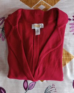 Talbots Red Button-Down Blazer