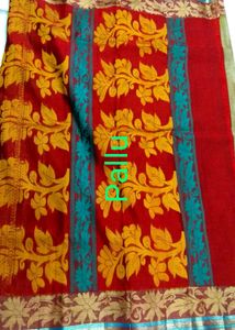 Bangla Tant Cotton Saree With Blouse piece