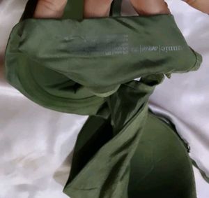 Olive Green Bra