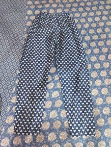 Navy Floral Print Kurta