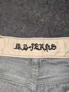 Goes Club 'Y2K Whiskered' Jeans (Light Blue Heavy)