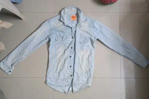 Light Wash Denim Shirt