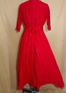 Stunning Red Embellished Gown