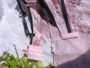 Hunkemoller Pink Lace Bra &amp; Panty Set