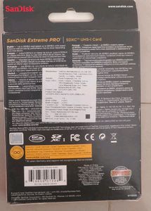 Memory Scandisk 4k Extreme Pro SDXC UHS-I