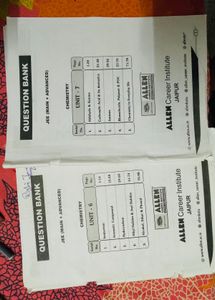 Chemistry Question Bank JEE set of 12