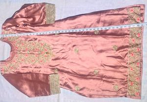Women's Premium Satin Silk Embroidered Kurta Pant