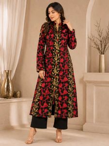 FRONT SLIT CUT KURTA (Blur Pattern) ♥️