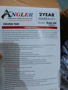 Angler Industries Ceiling Fan