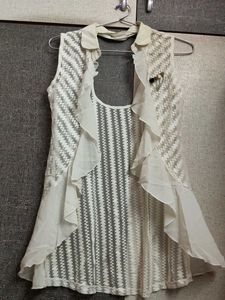 Sheer White shrug