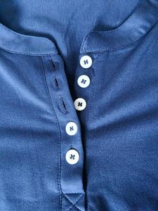 Navy Blue Polo T-Shirt with Horse Logo