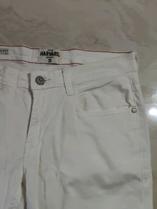 Classic White Slim Fit Jeans
