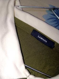 Olive Green Collared T-Shirt