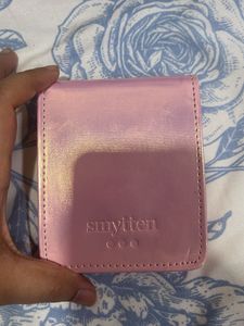 Iridescent Pink Bi-Fold Wallet
