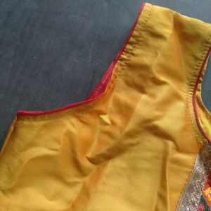 Yellow Embroidered Kurta Set with Dupatta