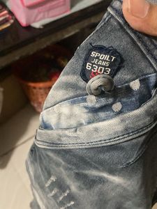 Distressed Acid wash SPOILT Denim Jeans