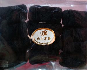 12pcs Thick Black Hair Rubberbands High Quality!🖤