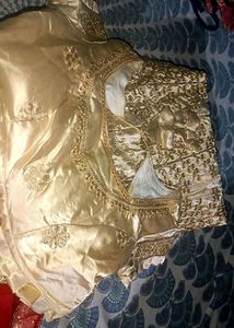 Bridal Lehenga Colour Cream