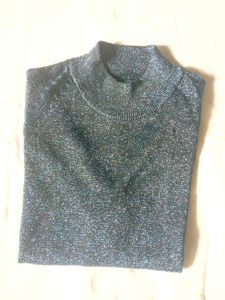 Sparkly Mock Neck Top