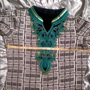 Embroidered Woollen Kurta Set