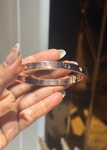 Rose Gold Bangle with Stones