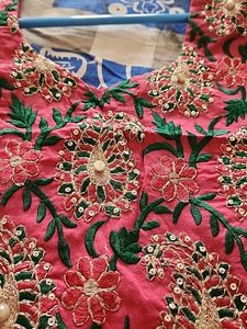 Beautiful Pink Stitched Salwar Suit