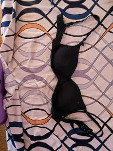 Black Padded Bra