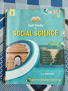 Self-Study Social Science Class 10 CBSE