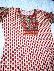 pure cotton kurti