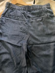 Denim Wide Leg Culottes