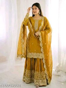 Exquisite Embroidered Kurta Set