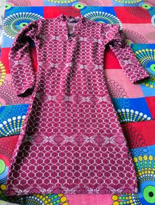 Patterned Knit kurta