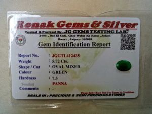 Combo Of Two Gemstone( panna)