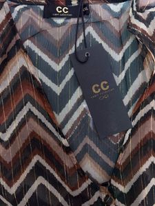 Boho Chevron Print Midi Dress