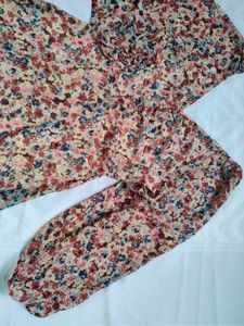 Floral Print Midi Dress