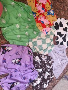 Cozy Character Pajama Shorts Set